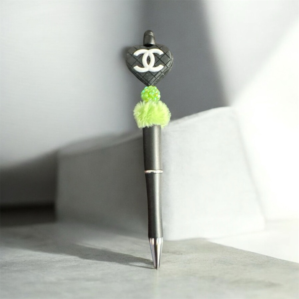 Black and Green Pen